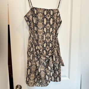 Snake Print Dress